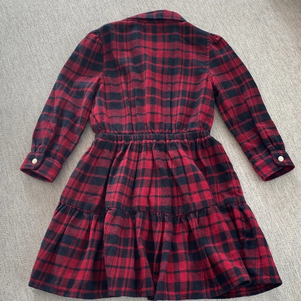 Ralph Lauren Red & Black Plaid Dress